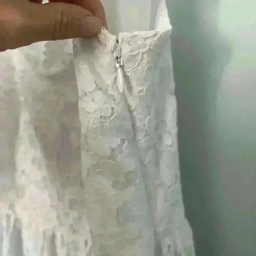Express Lace V-Neck Midi Dress Size Small
